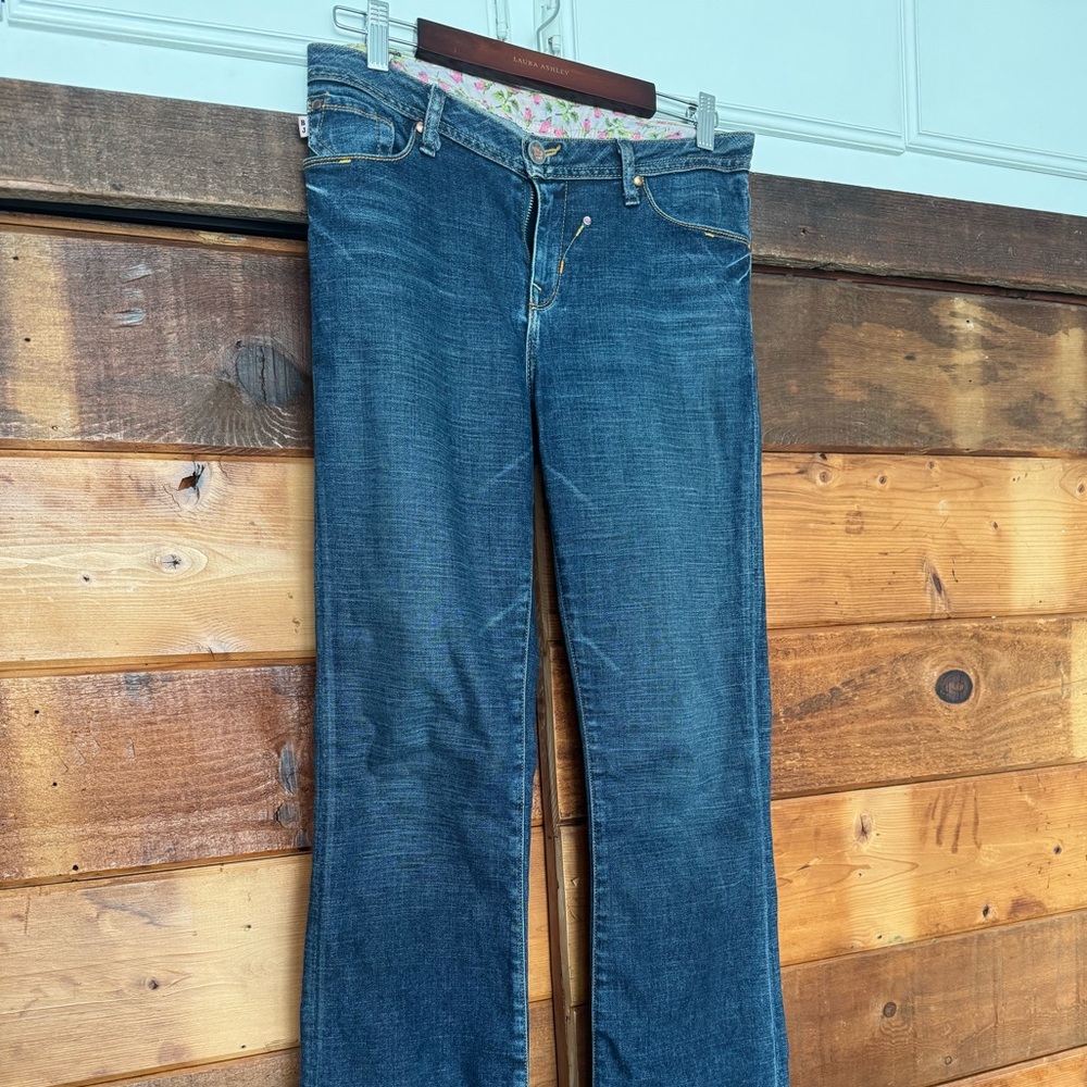 Betsey Johnson Blue Straight Leg Jeans